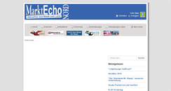 Desktop Screenshot of markt-echo-nord.de